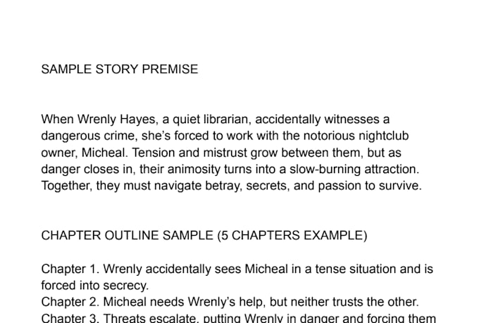 create a book plot, character arcs, and story outline
